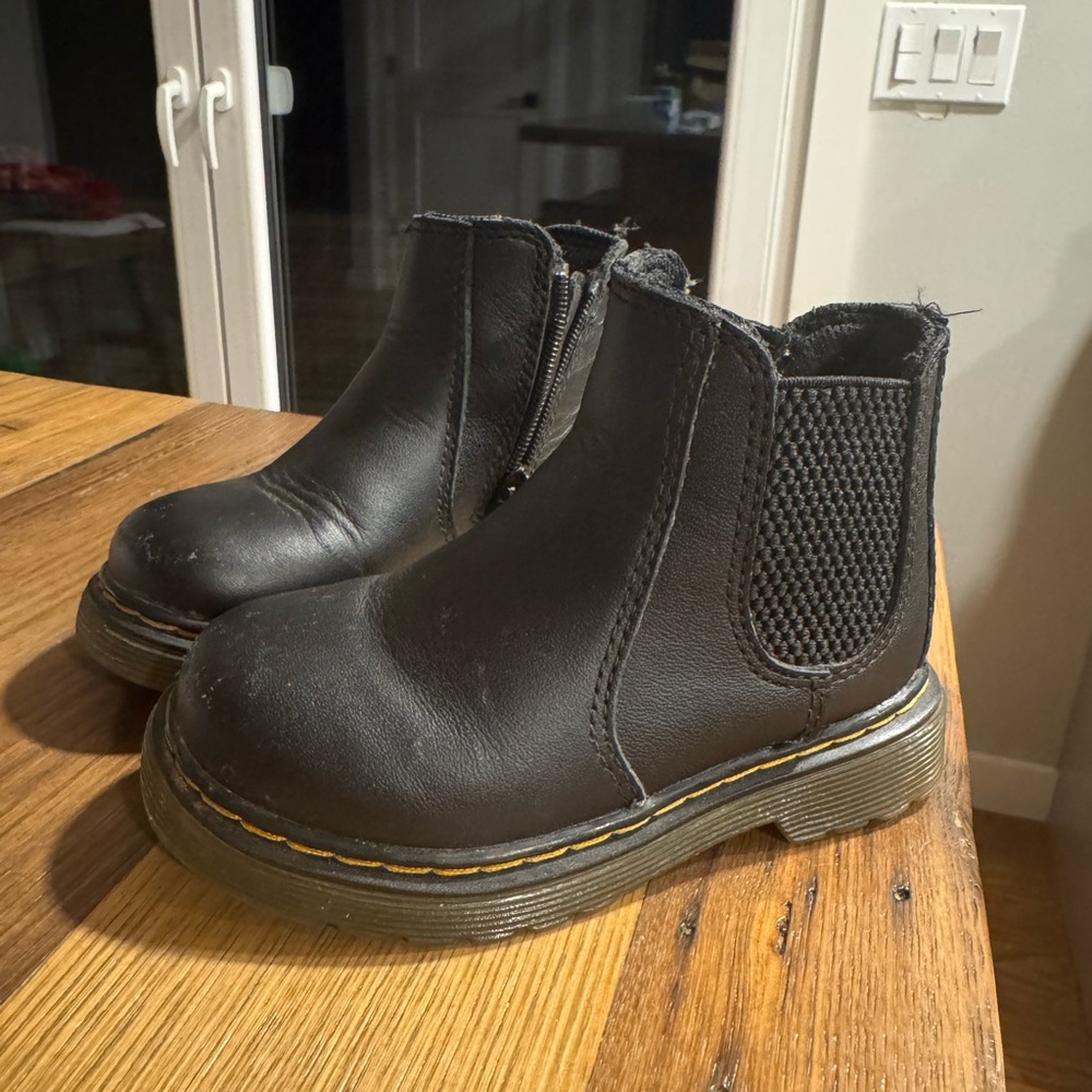 Dr. Martens Black Leather Boots